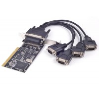 Card chuyển đổi PCI to 4 COM (RS232) Syba